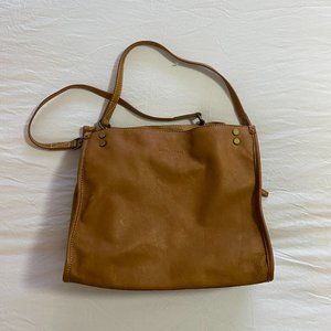 American Leather Co Triple Entry Satchel